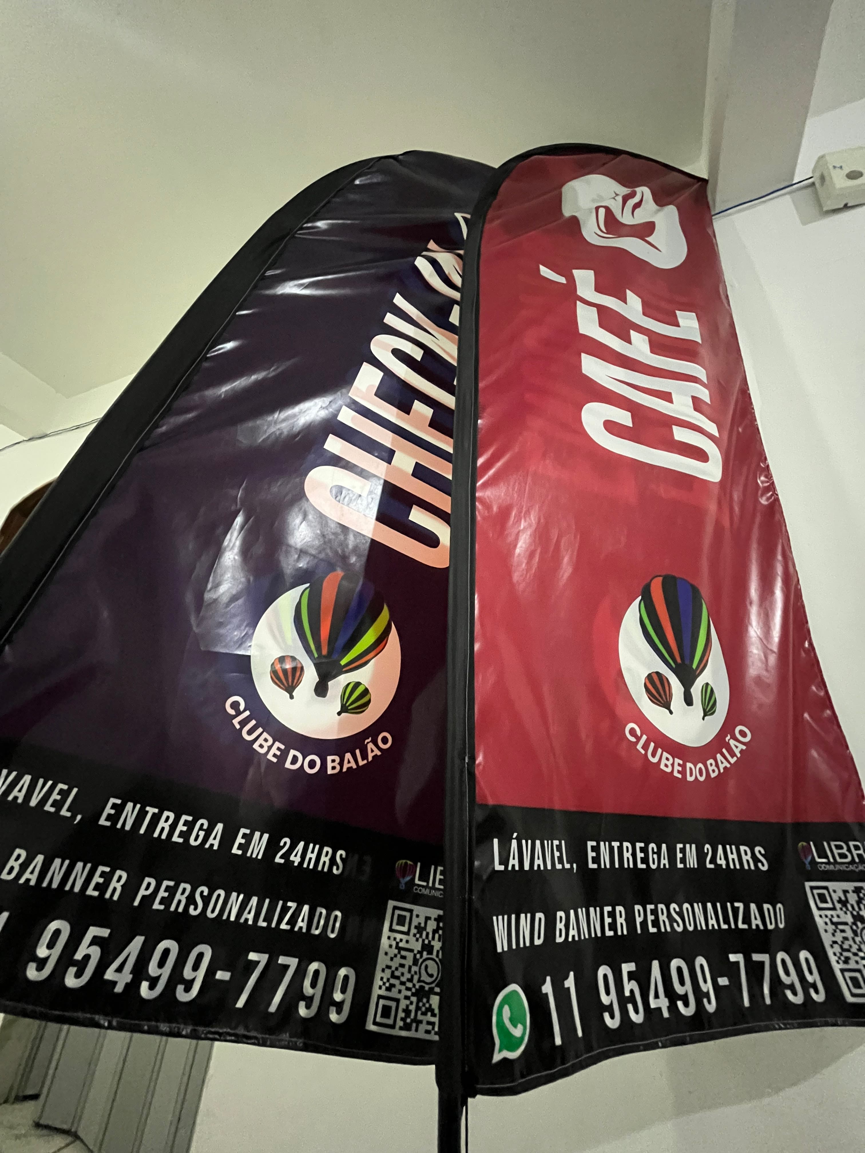 Exemplo de wind banners para cafeteria - Libracom