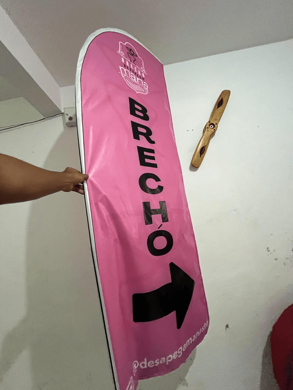 Bandeira de tecido para wind banner
